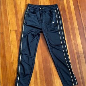 LRG joggers black with gold embellishments